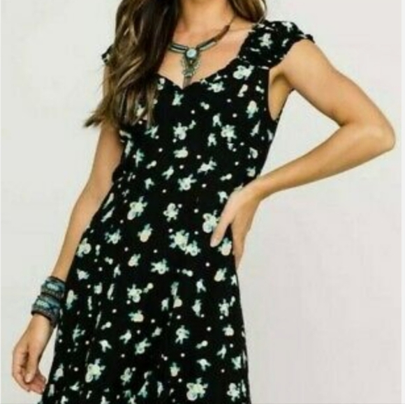 Printed Mini Dress 